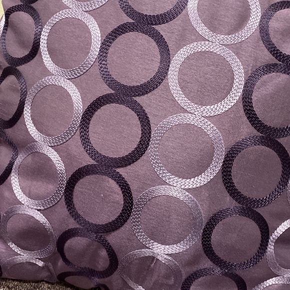 Decor Pillow Cushions - Purple 16” x 16” - Picture 2 of 5